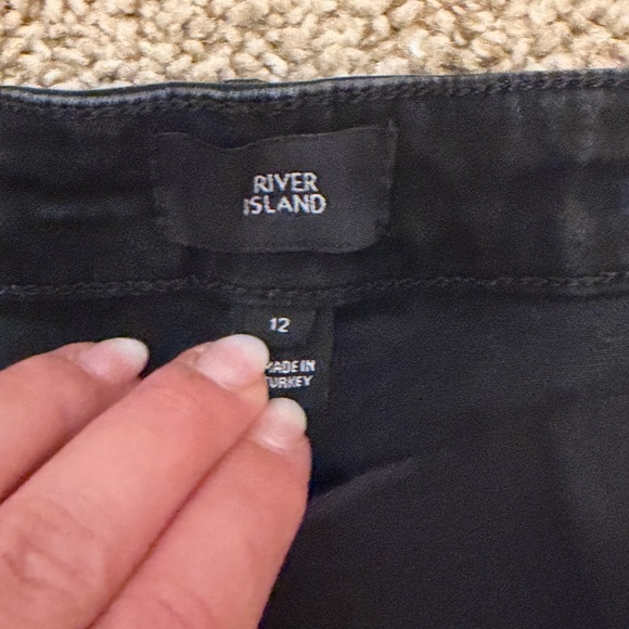 River Island Skinny Molly Maternity Jeans, Black - Picture 2 of 4